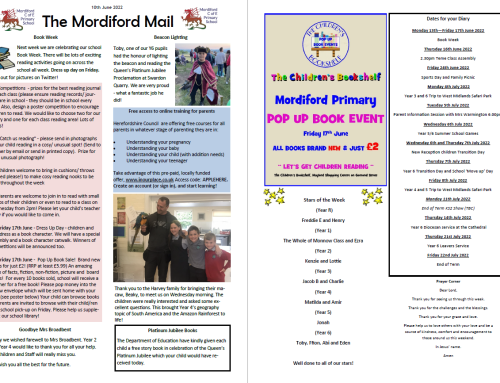 Mordiford Mail – 10th June 2022