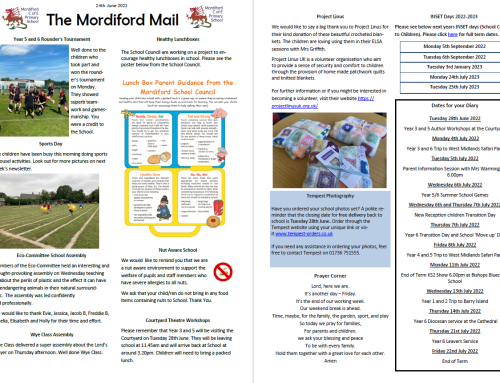 Mordiford Mail – 24th June 2022